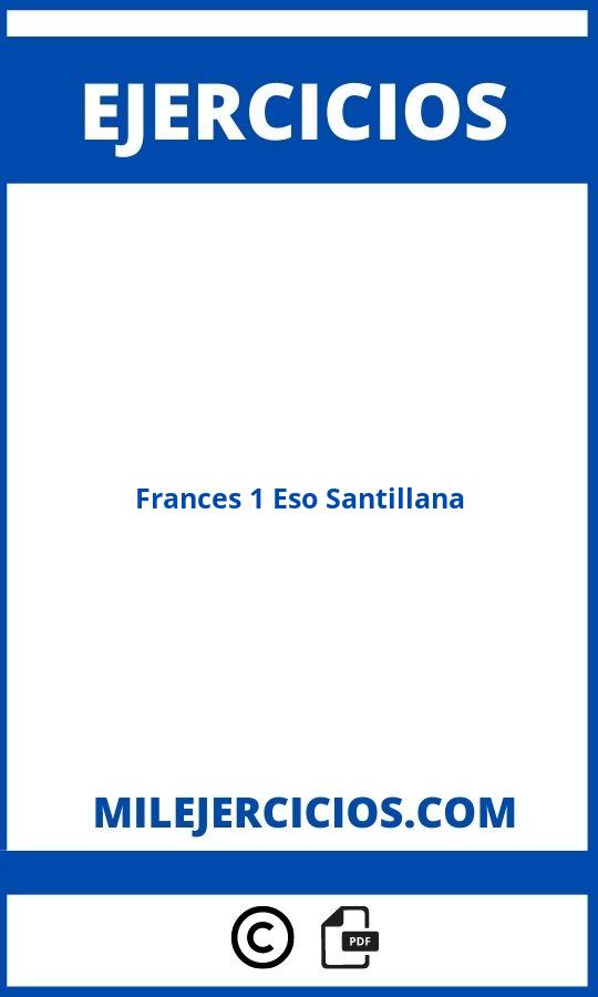 Ejercicios Resueltos De Frances 1 Eso Santillana Pdf